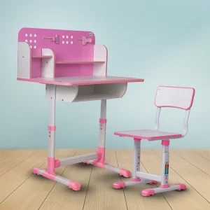 Baybee Benny Study Table for Students Kids with Chair Set, Height Adjustable Desk Chair Set