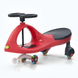 Baybee Glide Kids Magic Swing Car with 360° Steering & PU LED Wheels