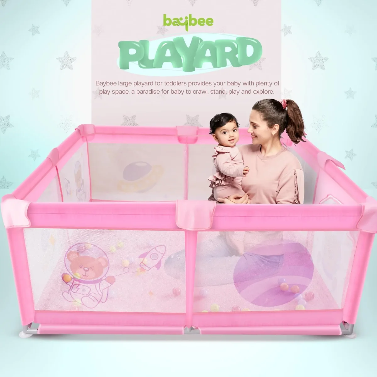 Baybee Playard Playpen for Kids - Image 8