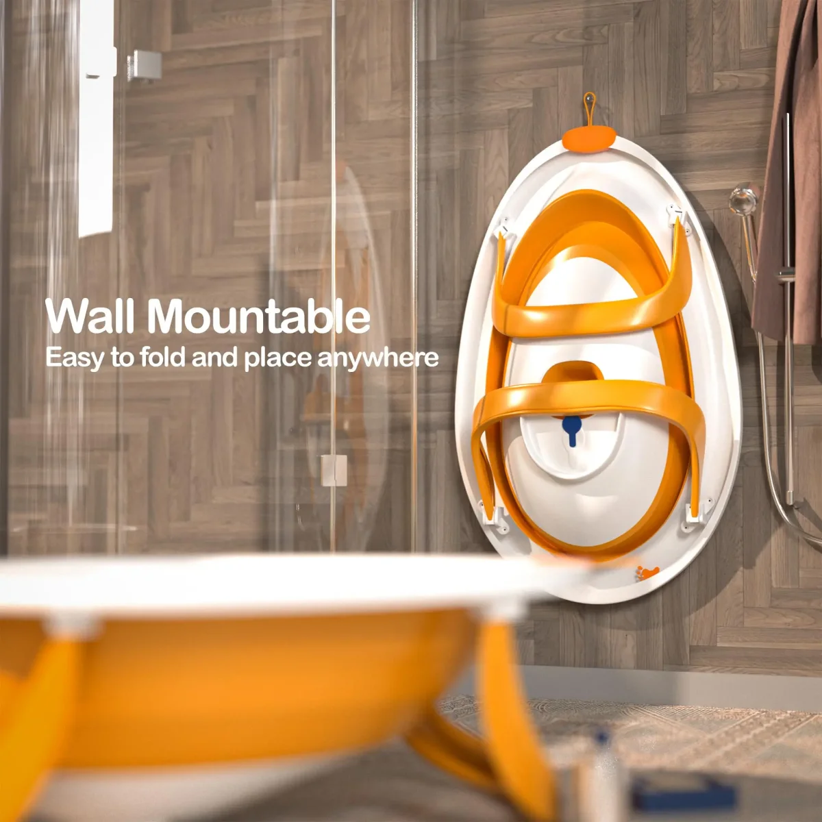 Baybee Ivola Foldable Baby Bath Tub for Kids, Mini Swimming Pool for Kids Bathtub for Baby - Image 7