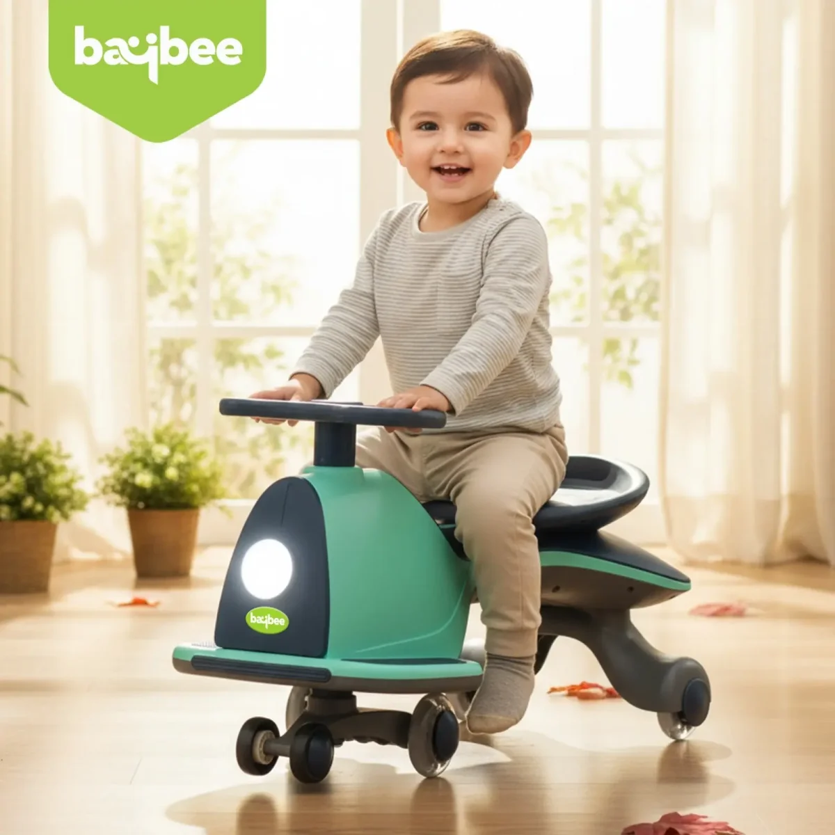 Baybee Nord Kids Magic Swing Car for Kids - Image 9
